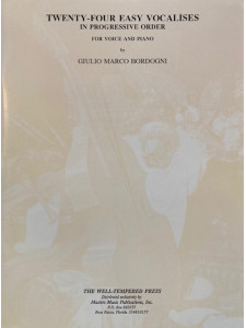 Twenty-Four Easy Vocalises in Progressive Order for Voice and Piano