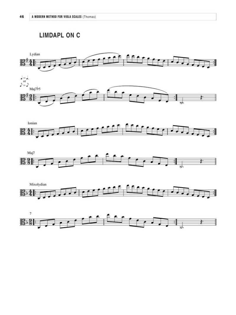 A Modern Method for Viola Scales (book/Audio Online)