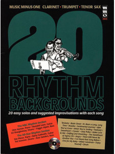 20 Rhythm Backgrounds for Alto Sax (booklet/CD play-along)