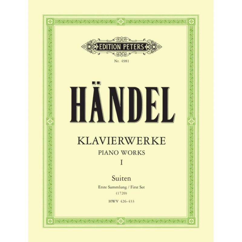 Handel's Keyboard Works Vol. 1