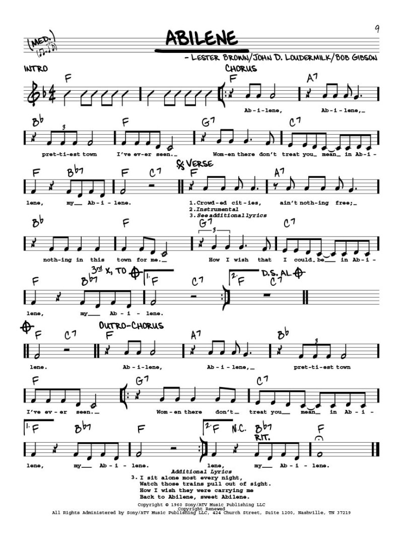 The Real Country Book - C Instruments