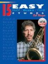15 Easy Jazz, Blues & Funk Studies - C Instruments (book/Audio Online)