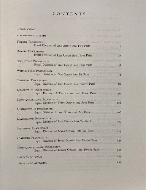 Thesaurus of Scale & Melodic Patterns
