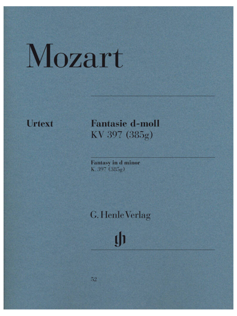 Mozart - Fantasy d minor K. 397 (385g)