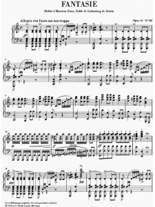 Fantasy C major op. 15 (Wanderer Fantasy)