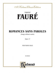 Romance sans paroles - Opus 17