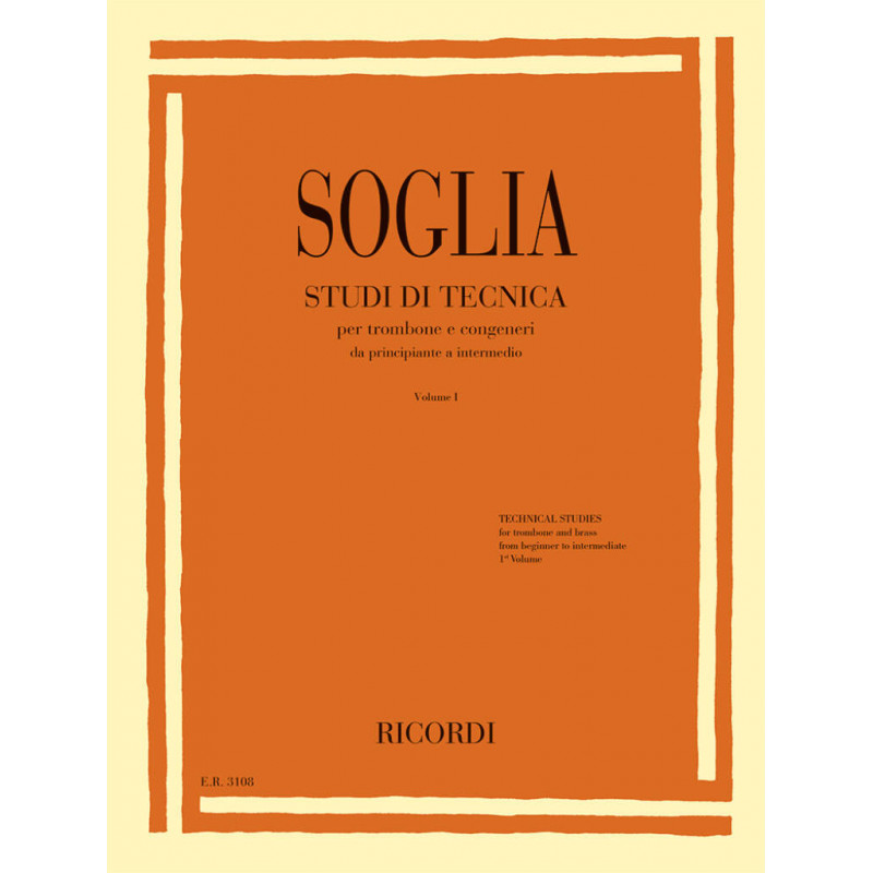 Studi di tecnica per trombone e congeneri Vol. 1