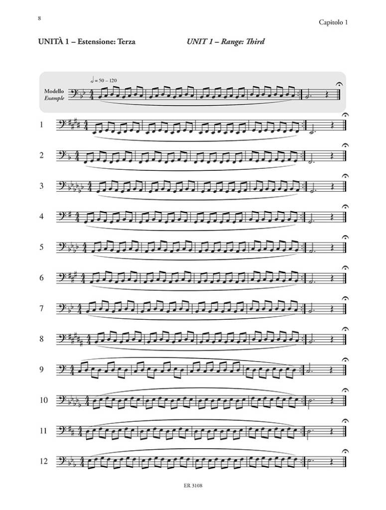 Studi di tecnica per trombone e congeneri Vol. 1
