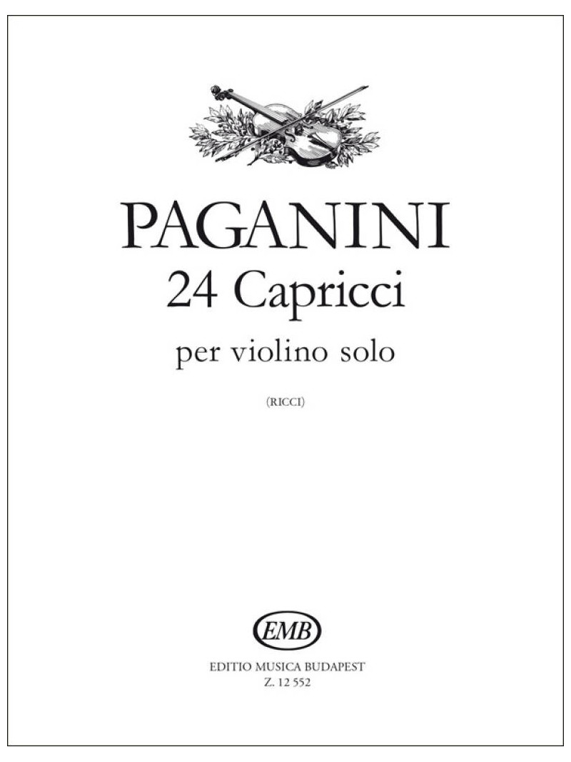 24 Capricci Op. 1 - Per Violino Solo
