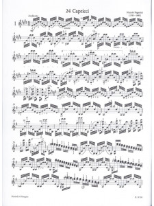 24 Capricci Op. 1 - Per Violino Solo