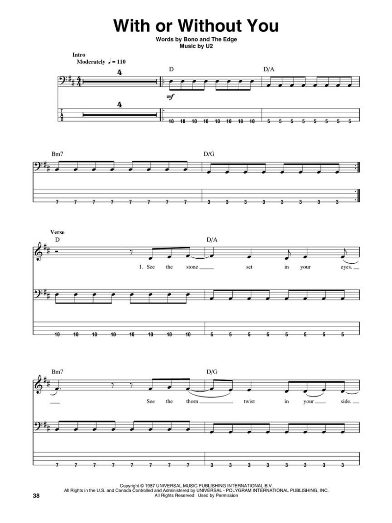 Easy Songs: Bass Play-Along Volume 34 (book/CD)
