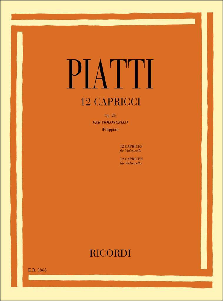 12 Capricci Op. 25 - Per Violoncello