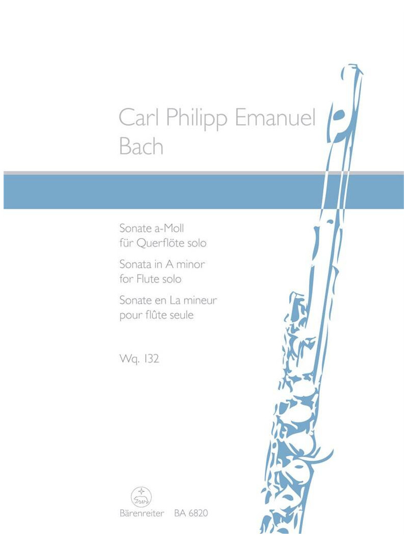 Sonata for Solo Flute A minor Wq 132