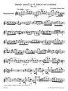 Sonata for Solo Flute A minor Wq 132