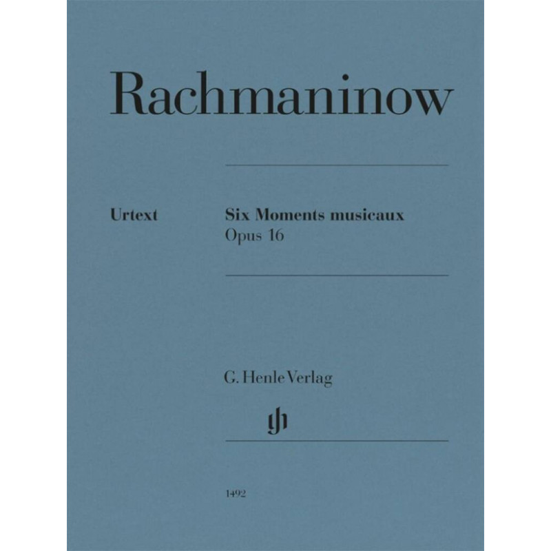 Six Moments Musicaux Op.16  (For Piano)