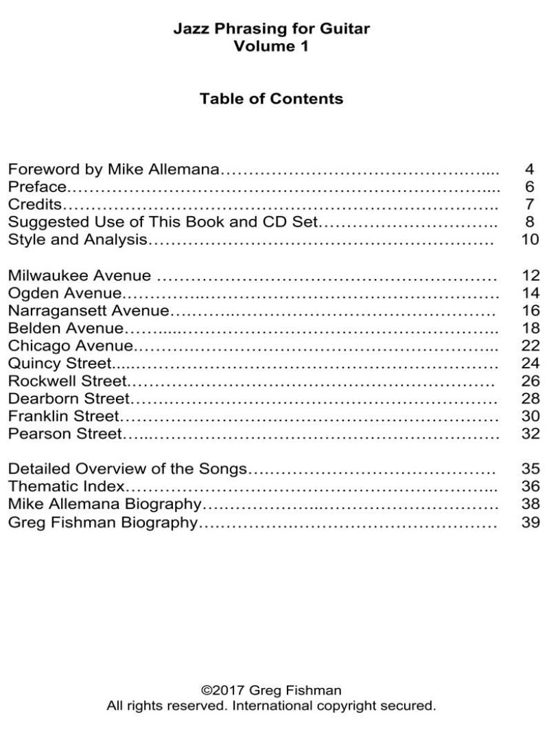Jazz Phrasing for Guitar. Volume 1 (book with CD)
