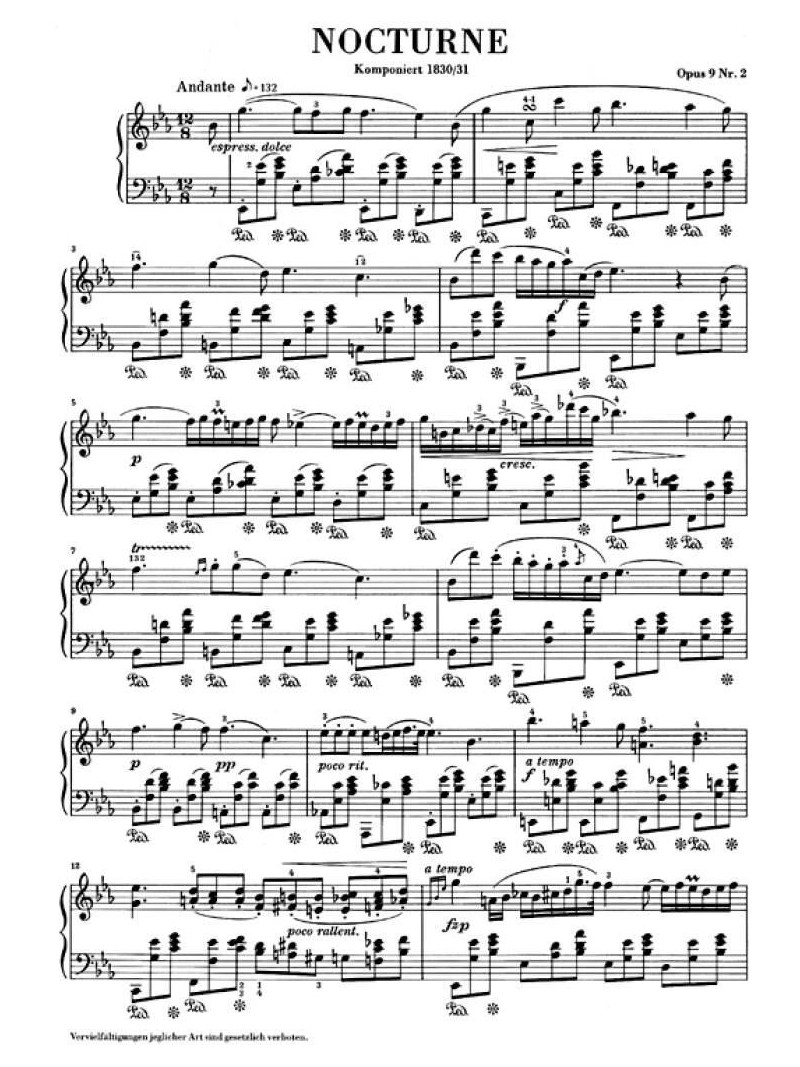 Chopin - Nocturne E flat major op. 9 no. 2