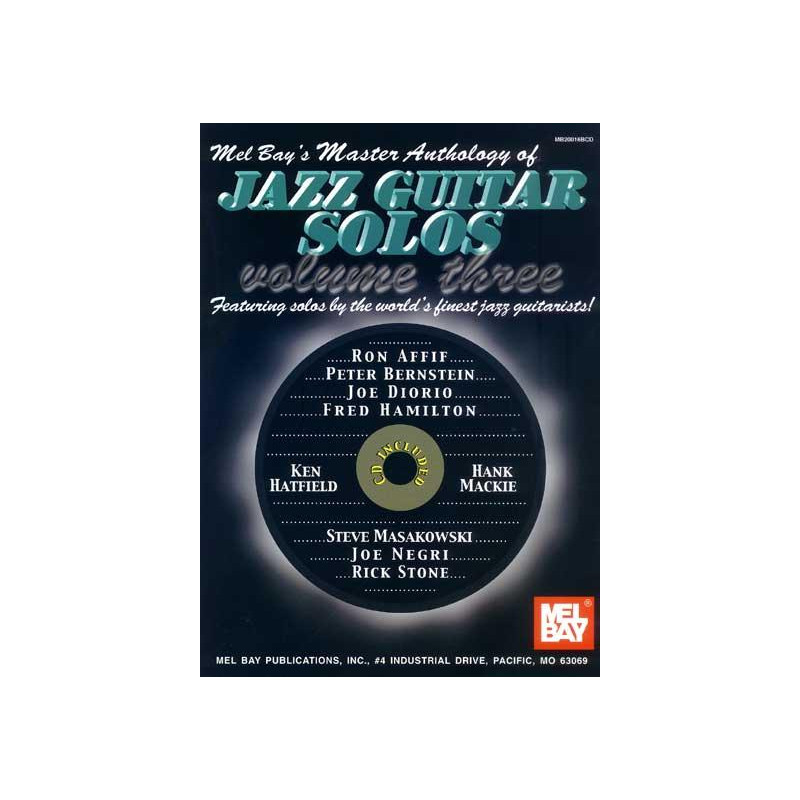 Master Anthology of Jazz Guitar Solos Volume 3 (book/CD)