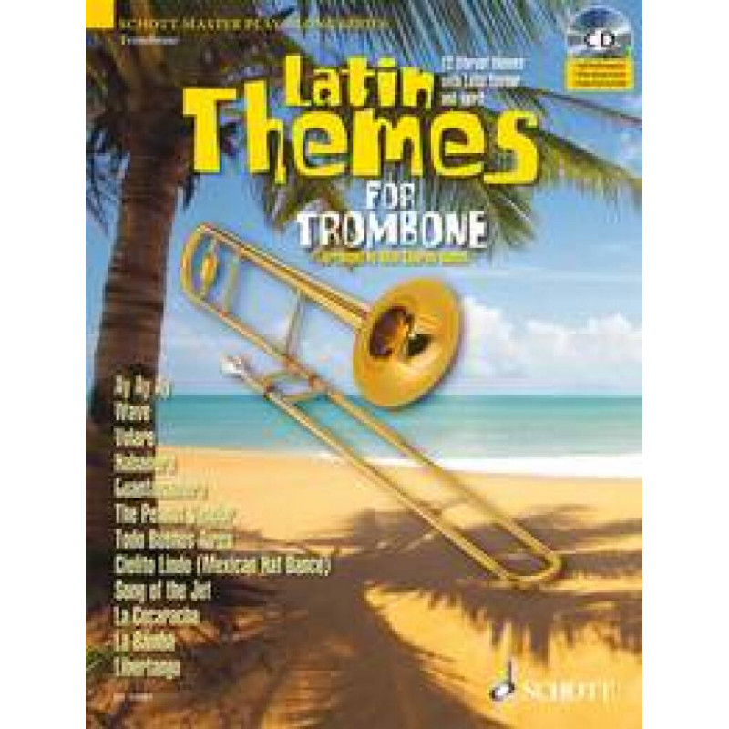 Latin Themes for Trombone (book/CD)