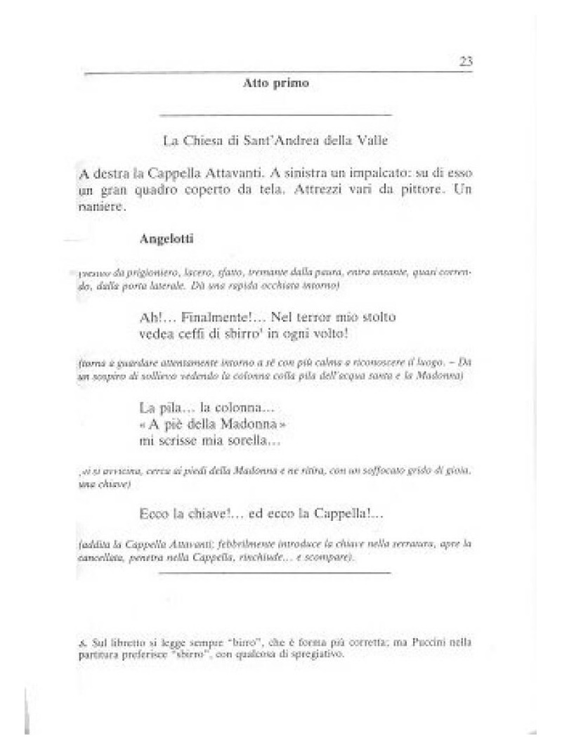 Tosca (libretto)