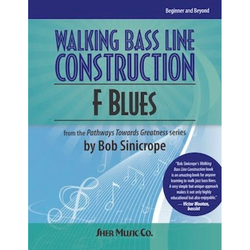 Walking Bass Line Construction - F Blues