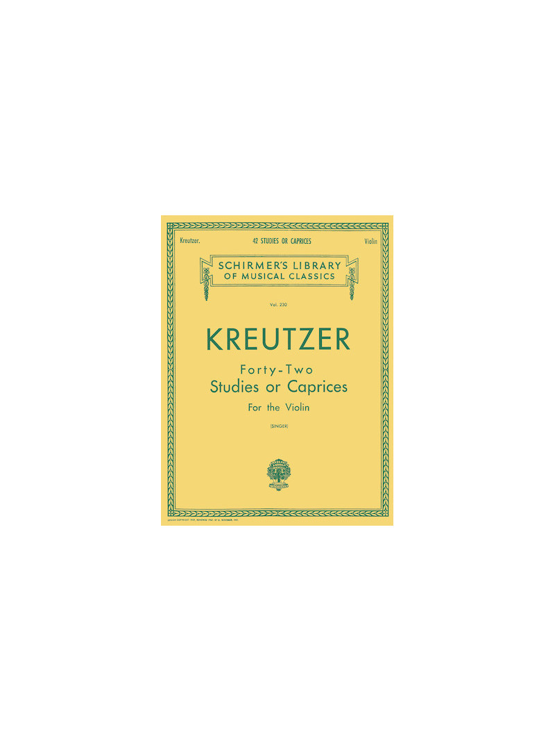 Kreutzer - Forty-Two Studies or Caprices