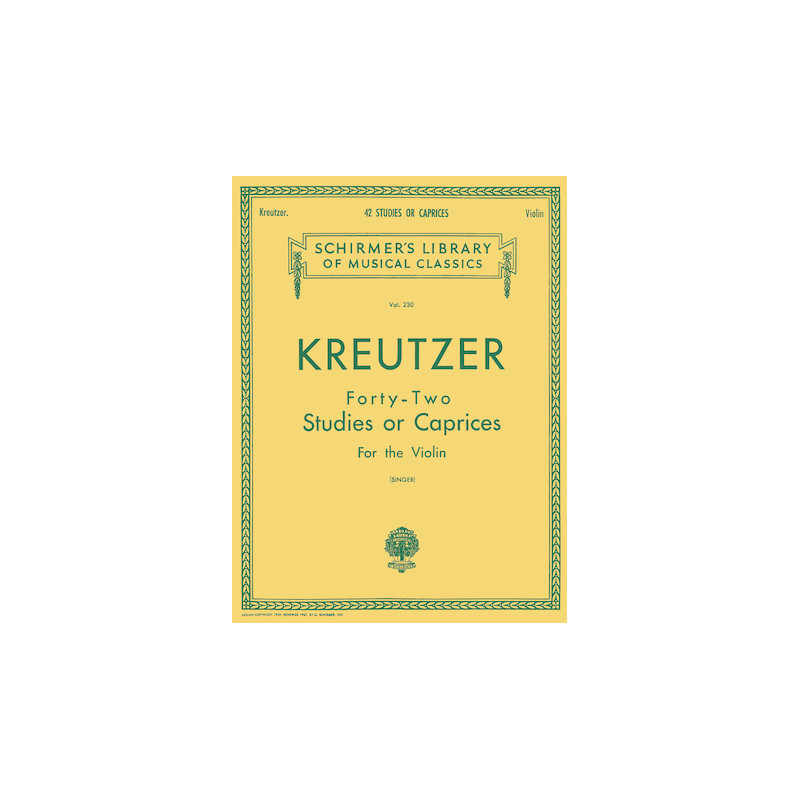 Kreutzer - Forty-Two Studies or Caprices