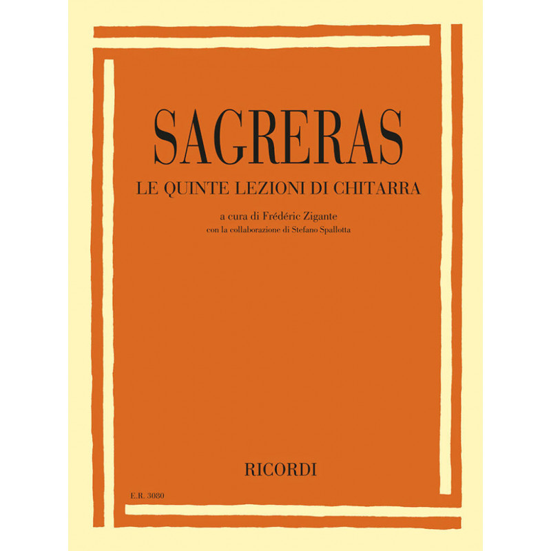 Sagreras - Le Quinte Lezioni di Chitarra