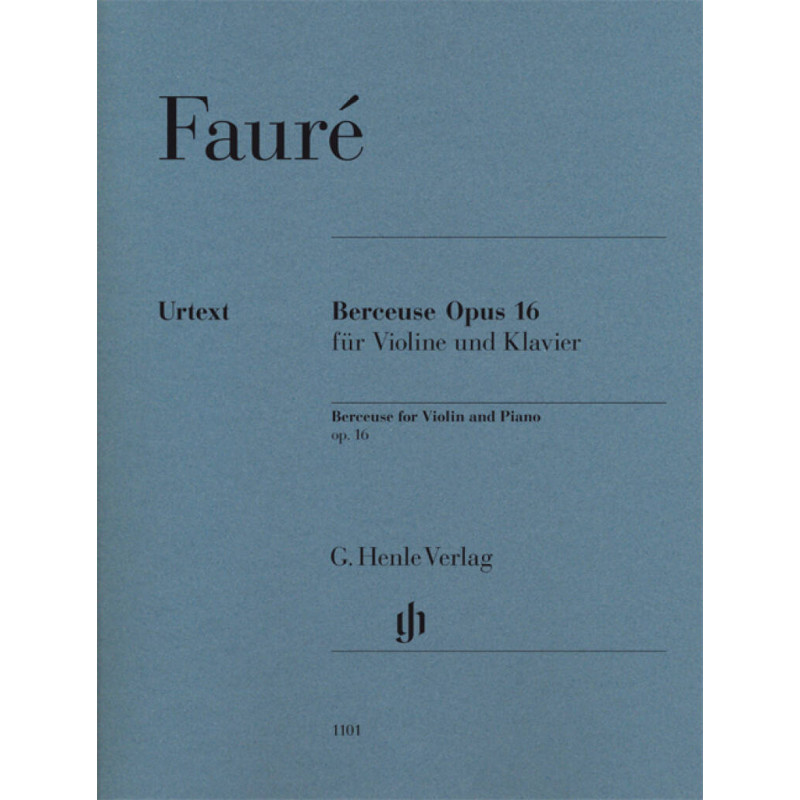 Berceuse for Violin and Piano op. 16