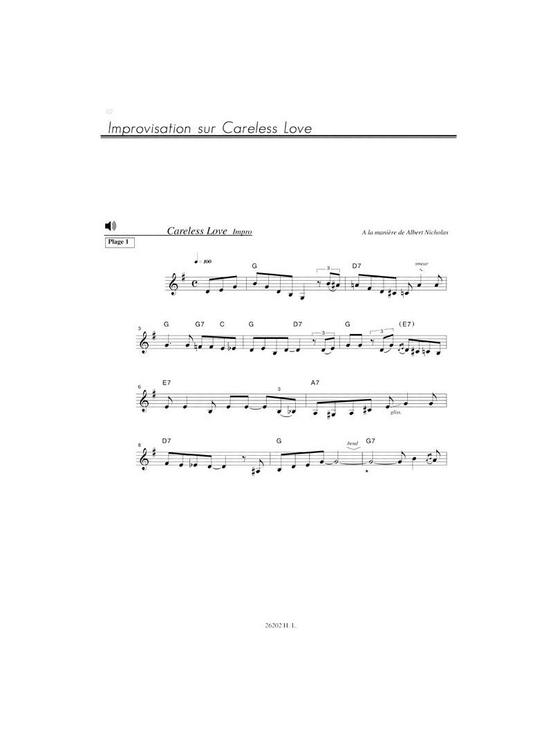 Methode de Clarinette New Orleans (book/CD)