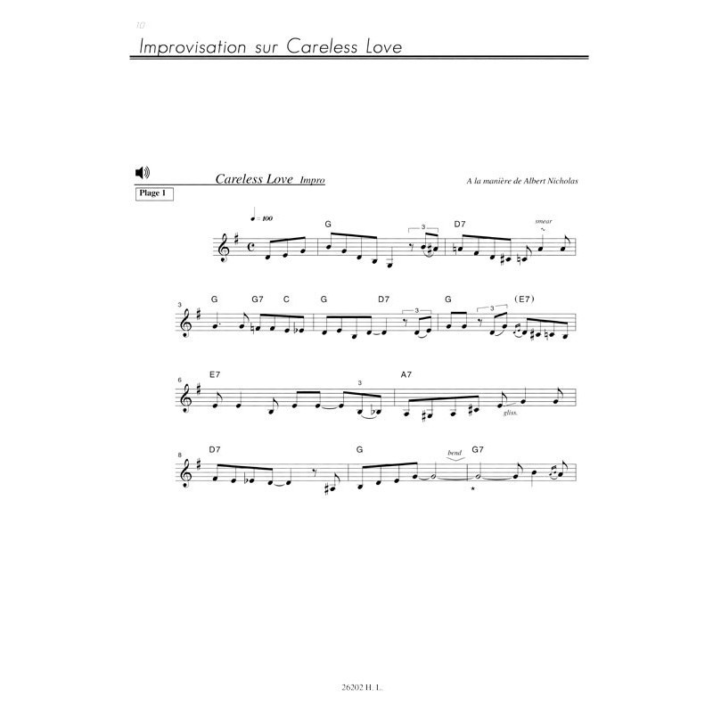 Methode de Clarinette New Orleans (book/CD)