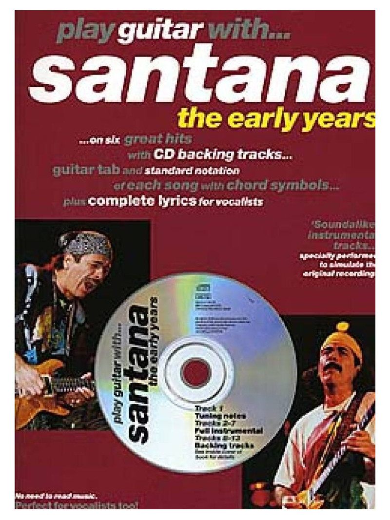 Play guitar with ... Santana: the early years (book/CD)