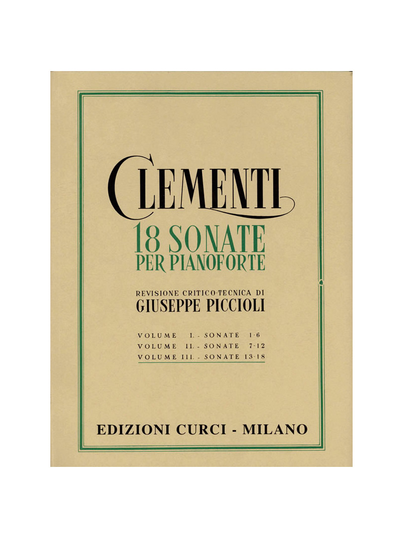 18 Sonate per pianoforte Volume 3