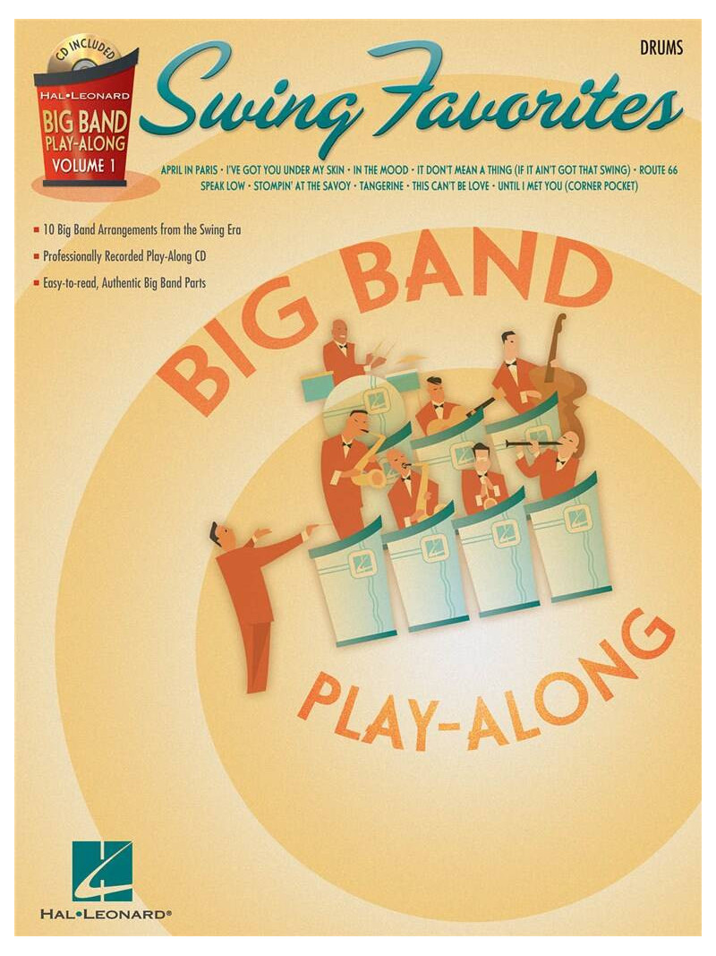 Big Band Play-Along: Swing Favorites - Drums (book/CD)