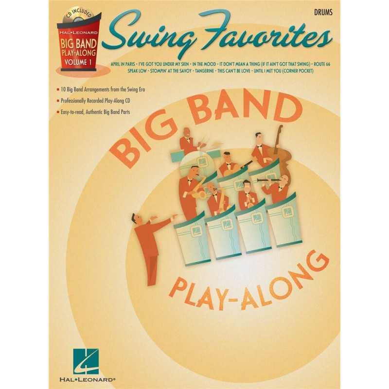 Big Band Play-Along: Swing Favorites - Drums (book/CD)