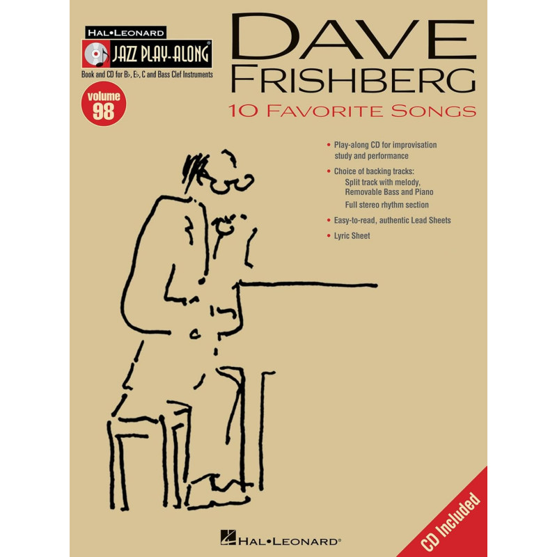 Jazz Play-Along Volume 98: Dave Frishberg (book & CD)