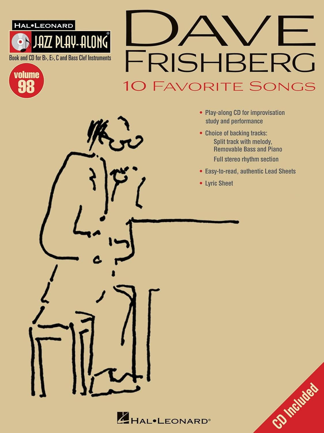 Jazz Play-Along Volume 98: Dave Frishberg (book & CD)