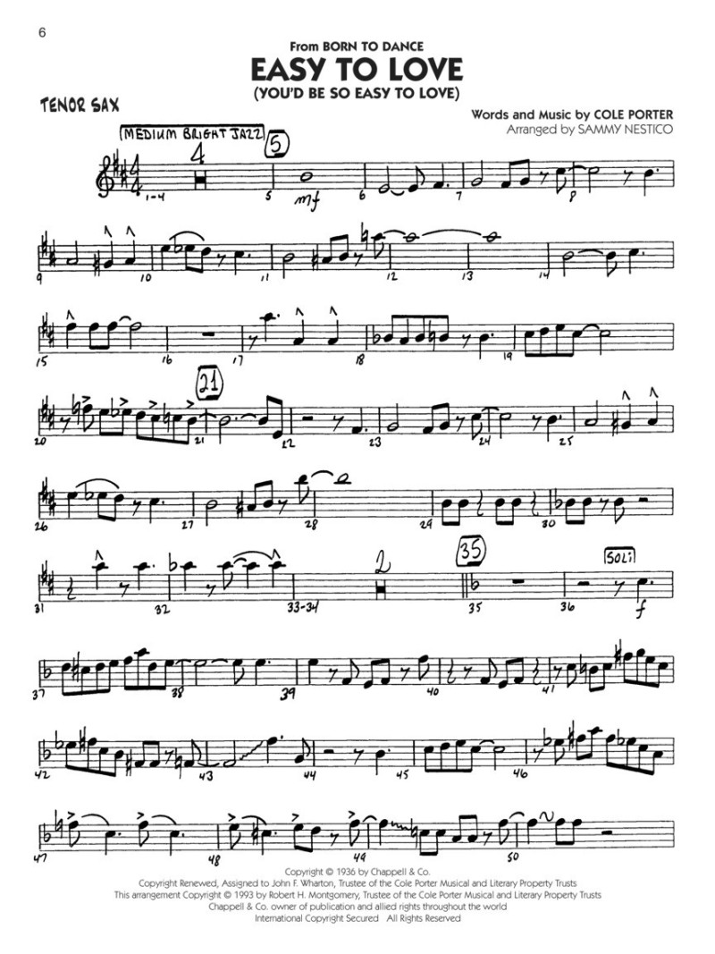 Big Band Play-Along: Standards - Tenor Sax (book/CD)
