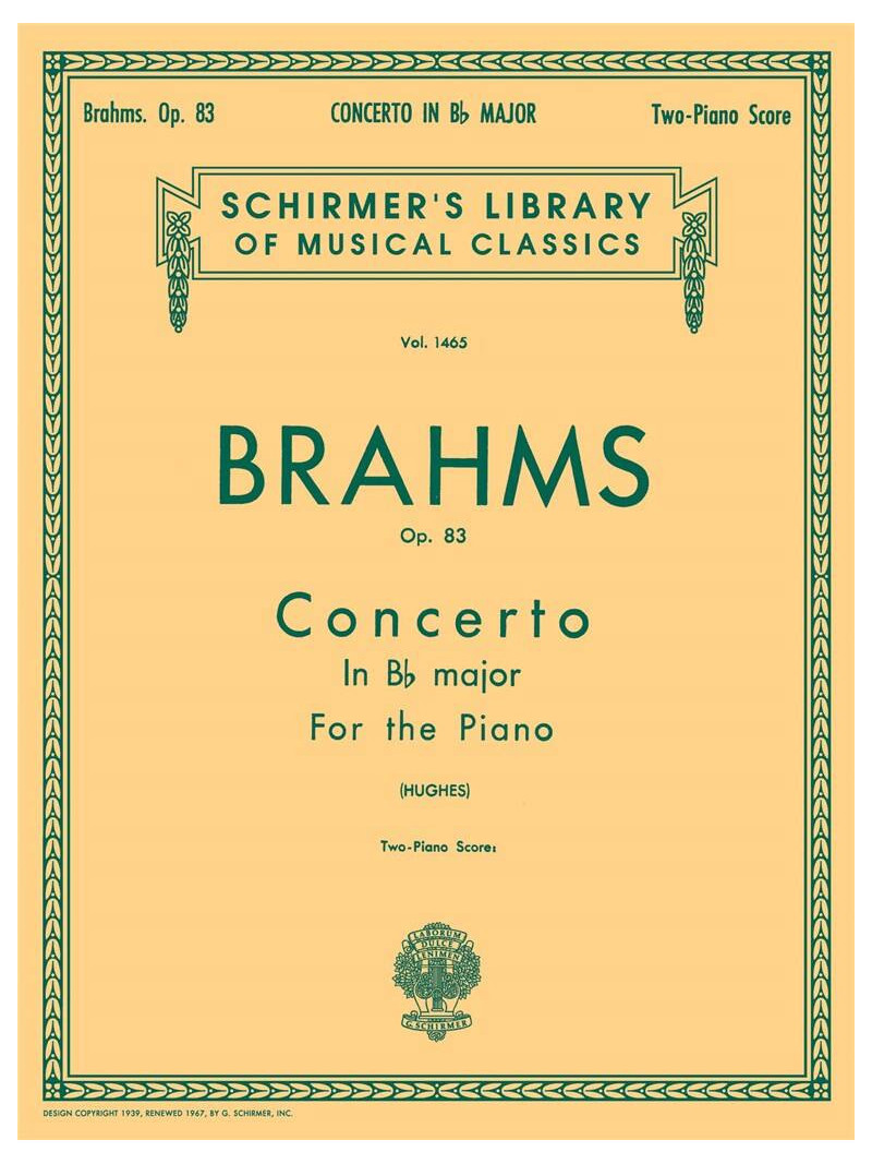 Brahms - Concerto No. 2 in Bb, Op. 83