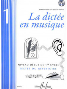 La dictée en musique Vol.1 - début du 1er cycle (book & CD)