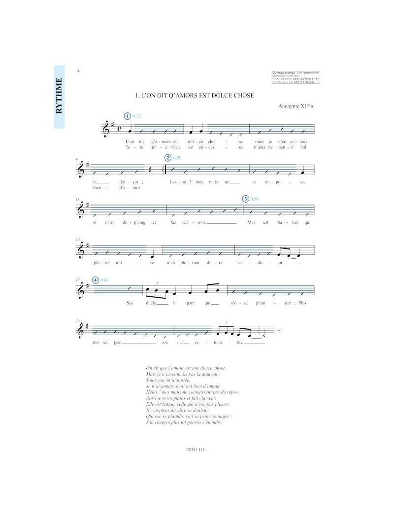 La dictée en musique Vol.2 - milieu du 1er cycle (book & CD)