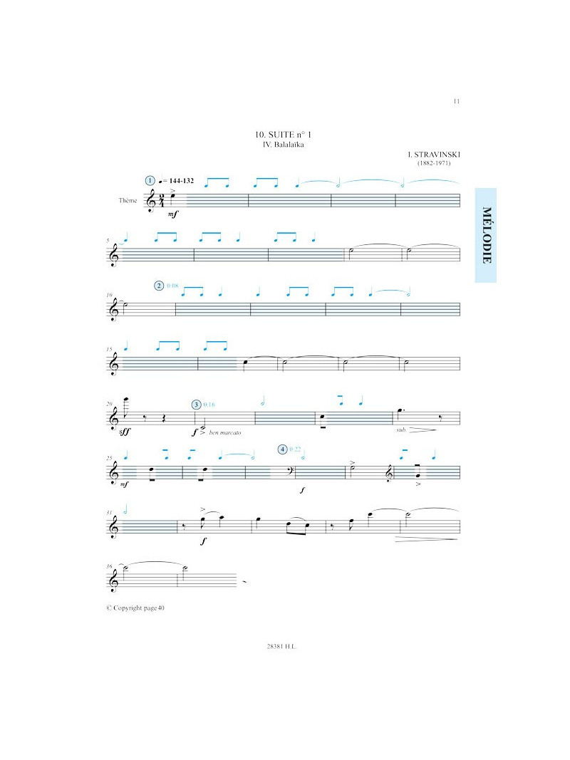 La dictée en musique Vol.2 - milieu du 1er cycle (book & CD)