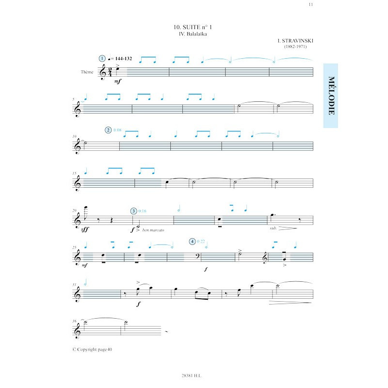 La dictée en musique Vol.2 - milieu du 1er cycle (book & CD)