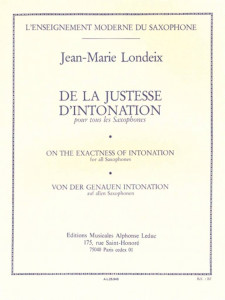 De La Justesse D'Intonation (for all Saxophones)