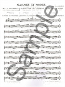 Gammes et Modes (Pour Saxophone)