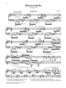 Brahms - Piano Pieces Op. 76 (Klavierstucke)