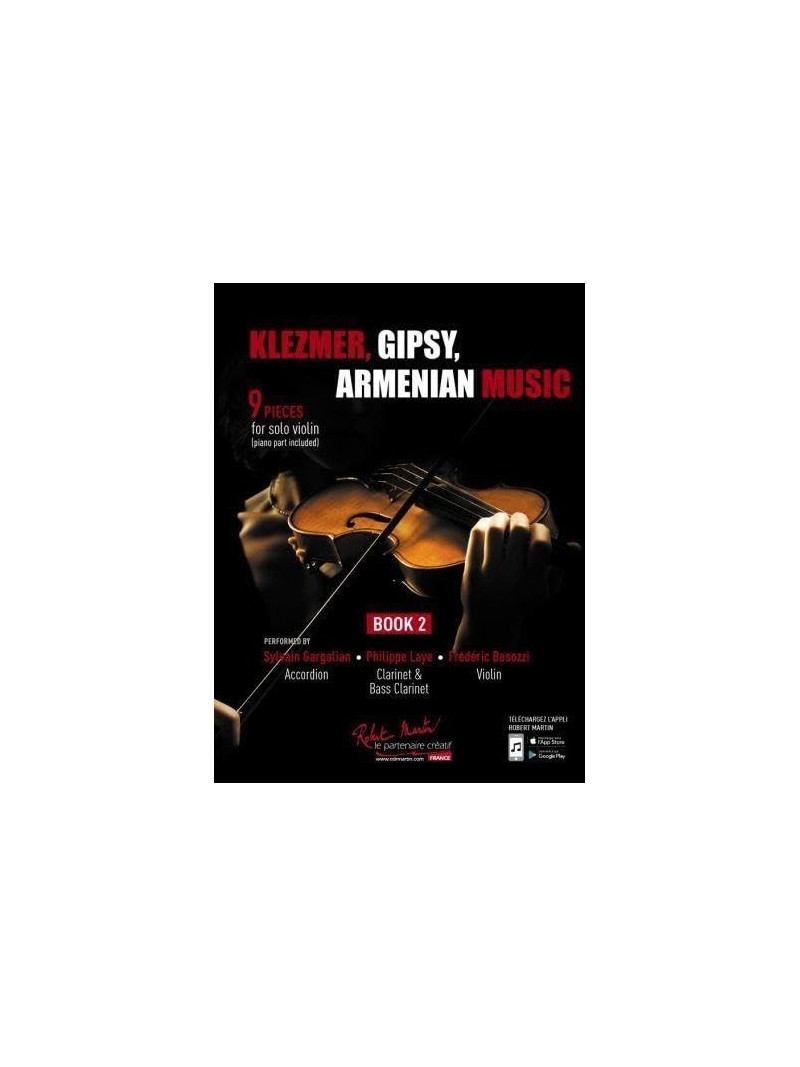 Klezmer, Gipsy, Armenian Music Vol. 2 Violin (With Audio Online)