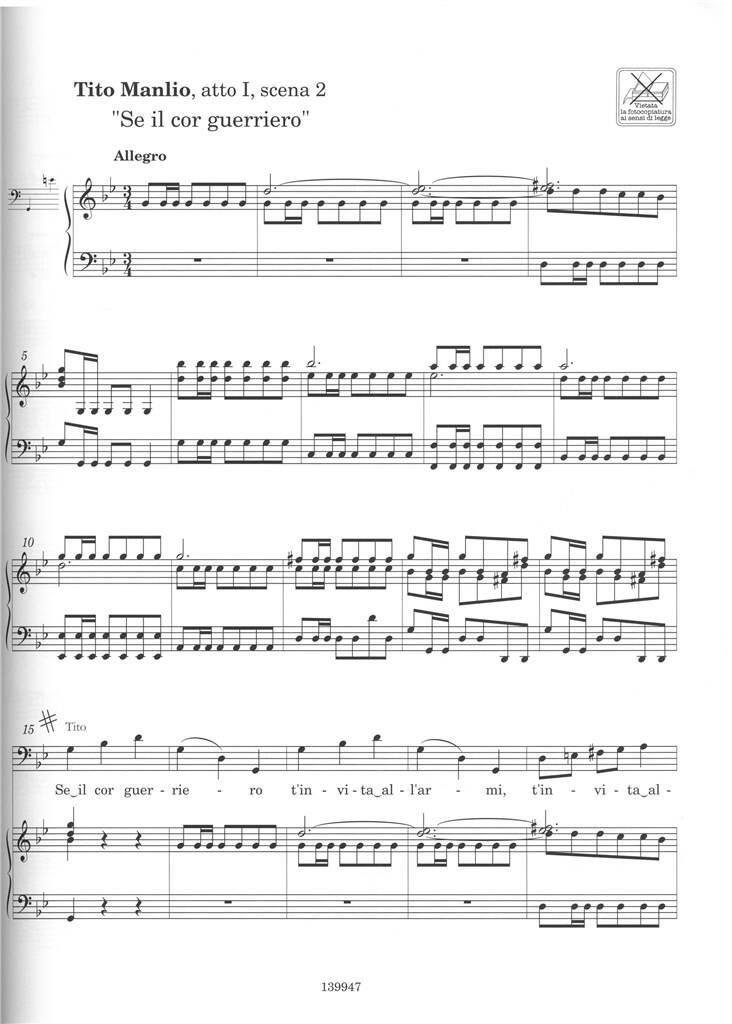 Arie D'Opera per Baritono/Basso