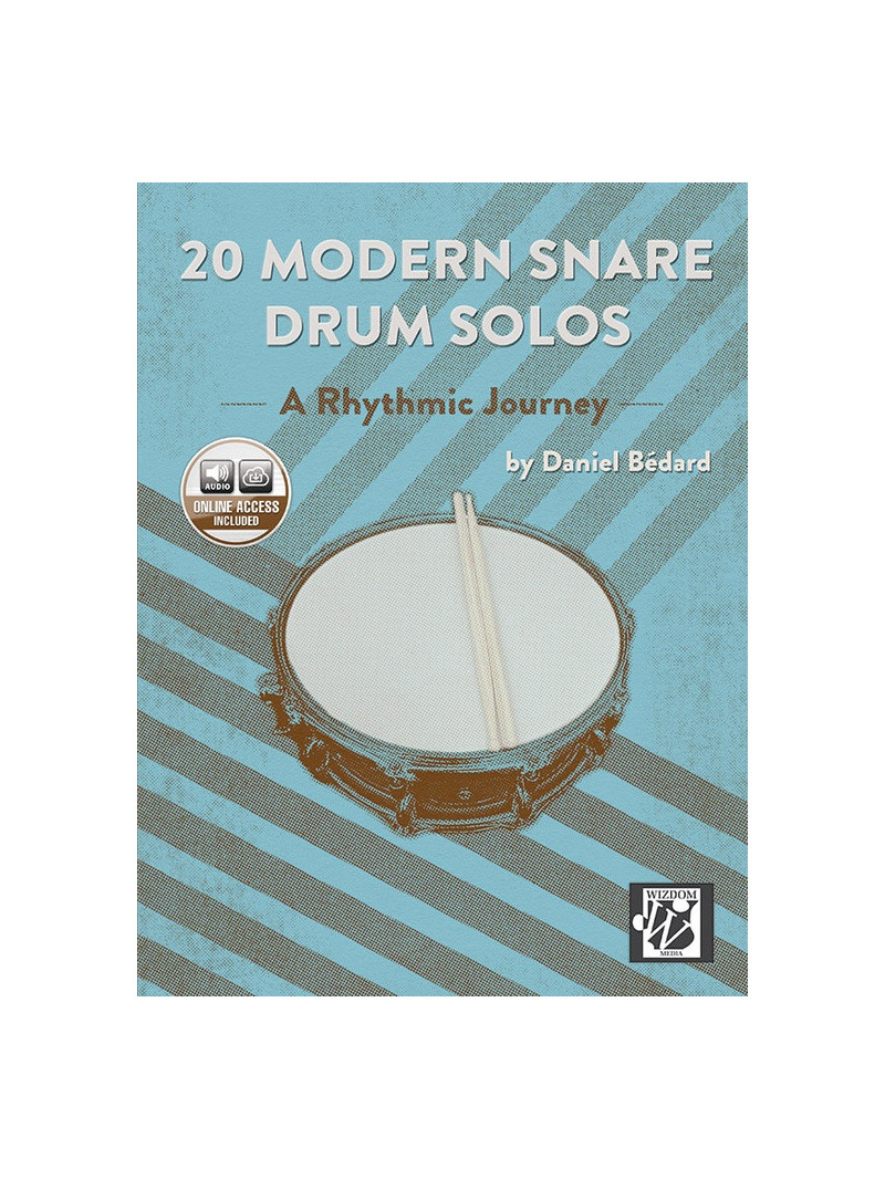20 Modern Snare Drum Solos (book & Online Audio)