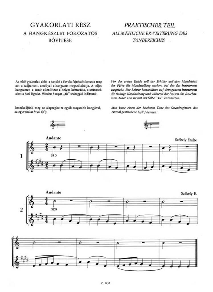 Jeney: Flotenschule I